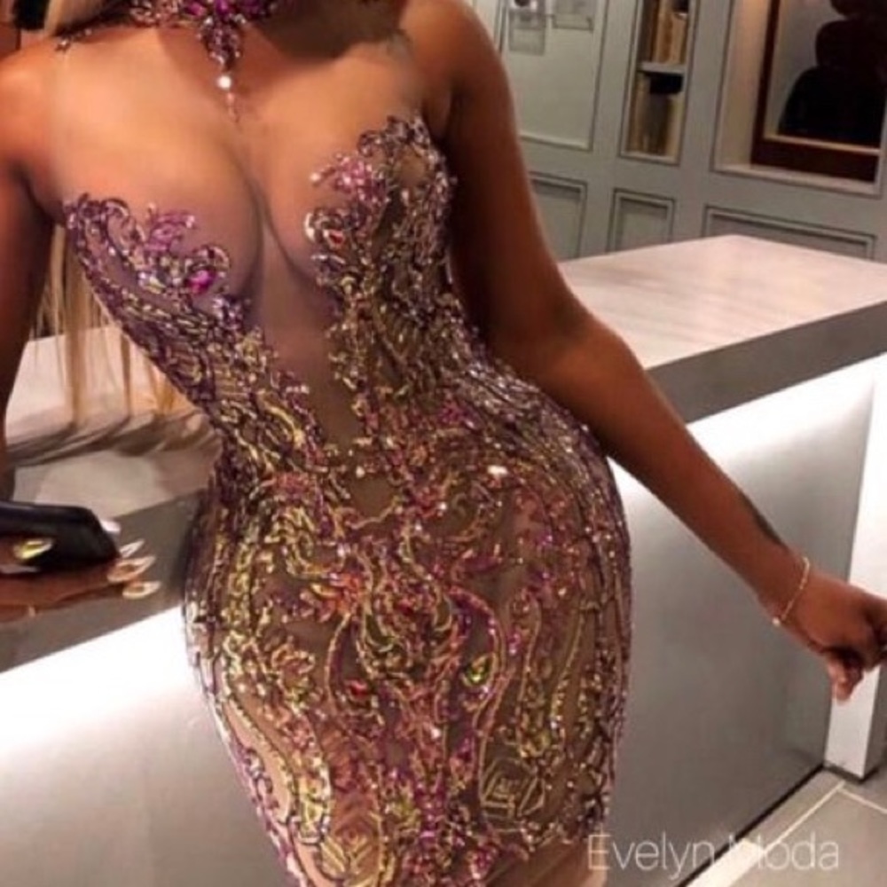 Woman’s Custom Sequin Couture Dress